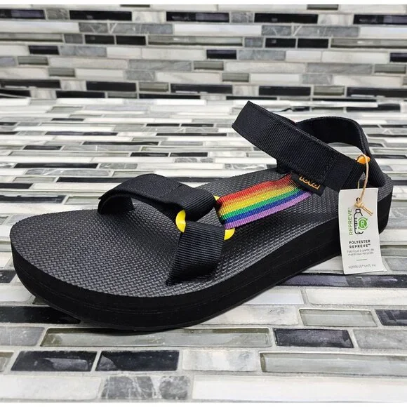 Teva | Shoes | Teva Mid Universal Pride Mens Sandals Size 1  display picture 2